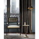 Pascal 12.25 inch Brass Side Table